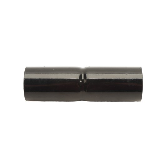 Chain Link 1 5/8" x 6" Black Top Rail Fence Sleeve (Pressed Steel)