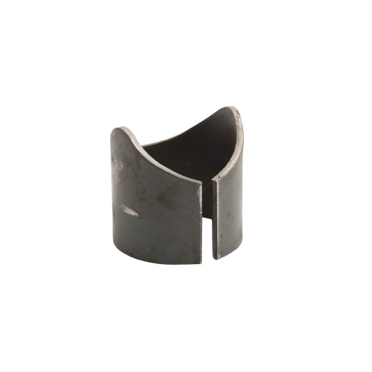 Chain Link Pipe Saddle 1 5/8" x 1 5/8" Pipe Pal Weld on Saddle (Bare Raw Steel) - SPP158X158