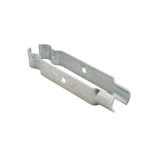 Chain Link Fence Single Wheel Carrier Bracket 1 5/8" x 6" - Heavy Duty HDG (Bracket Only - Wheel Shown As Example)