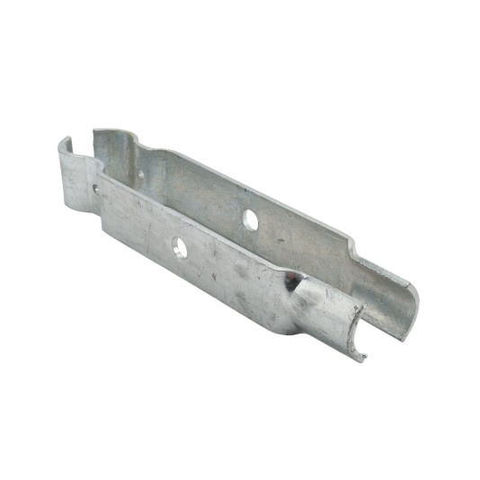 Chain Link Fence Single Wheel Carrier Bracket 1 5/8" x 8" - Heavy Duty HDG (Bracket Only) (Default)