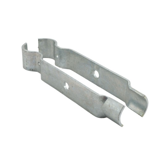 Chain Link Fence Single Wheel Carrier Bracket 1 7/8" x 8" - Heavy Duty HDG (Bracket Only - Wheel Shown As Example)