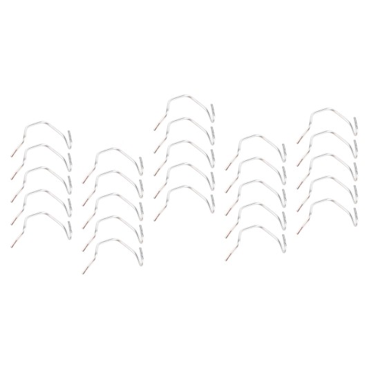 Studded T-Post Fastening Clips For Chain Link Fence (Pack of 25) Galvanized - TPOSTCLIPS