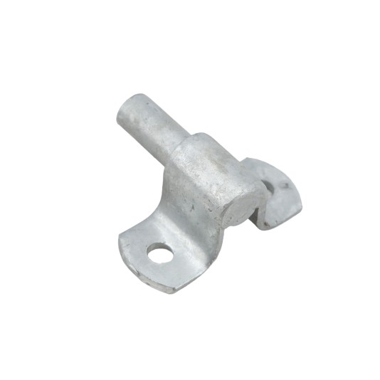 Wood Post Mount Flat Back Chain Link Hinge Pin 5/8" Pintle (Hot Dip Galvanized Steel)