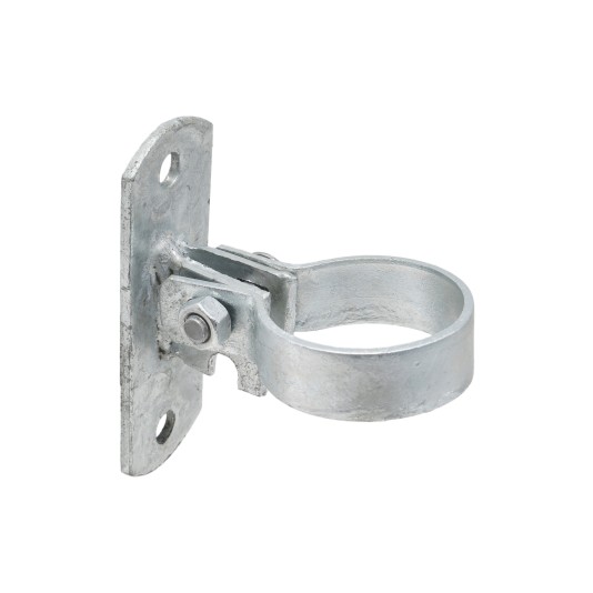 Chain Link Wall Mount Brace Band Adapter for 8 5/8" Chain Link Fence Pipe