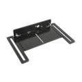 Chain Link DAC Mounting Bracket for Electric Strike w/ Conduit & Connectors (Black) - 11150-B