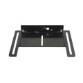 Chain Link DAC Mounting Bracket for Electric Strike w/ Conduit & Connectors (Black) - 11150-B