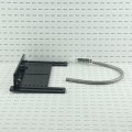 Chain Link DAC Mounting Bracket for Electric Strike w/ Conduit & Connectors (Black) - 11150-B