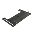 Chain Link DAC Mounting Bracket for Electric Strike w/ Conduit & Connectors (Black) - 11150-B