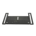 Chain Link DAC Mounting Bracket for Electric Strike w/ Conduit & Connectors (Black) - 11150-B
