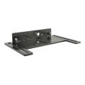 Chain Link DAC Mounting Bracket for Electric Strike w/ Conduit & Connectors (Black) - 11150-B