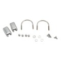 Chain Link DAC Mounting Bracket for HES 9600 Electric Strike - Silver