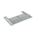 Chain Link DAC Mounting Bracket for HES 9600 Electric Strike - Silver