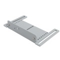Chain Link DAC Mounting Bracket for HES 9600 Electric Strike - Silver