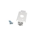 Chain Link DAC Mounting Kit with Silver HES 9600 Electric Strike & Mounting Bracket