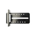 Chain Link DAC Dual-Sided Heavy-Duty Combination Lock & Lever Handle Kit with Steel Box & Black Receiver