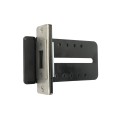 Chain Link DAC Dual-Sided Heavy-Duty Combination Lock & Lever Handle Kit with Steel Box & Black Receiver