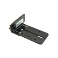Chain Link DAC Dual-Sided Heavy-Duty Combination Lock & Lever Handle Kit with Steel Box & Black Receiver
