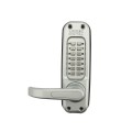 Chain Link DAC Dual-Sided Heavy-Duty Combination Lock & Lever Handle Kit with Steel Box & Black Receiver