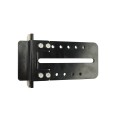 Chain Link DAC Dual-Sided Heavy-Duty Combination Lock & Lever Handle Kit with Steel Box & Black Receiver