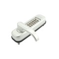 Chain Link DAC Dual-Sided Heavy-Duty Combination Lock & Lever Handle Kit with Steel Box & Black Receiver