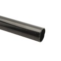 Chain Link Black 4' Long x 1 3/8" Round Residential Fence Frame Tubing [0.065" Wall] (Black Powder-Coated Steel)