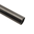 Chain Link Black 4' Long x 1 3/8" Round Residential Fence Frame Tubing [0.065" Wall] (Black Powder-Coated Steel)