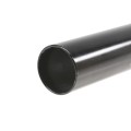 Chain Link Black 6' Long x 1 3/8" Round Residential Fence Pipe Tubing [0.055" Wall]  (Black Powder-Coated Steel)