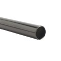 Chain Link Black 6' Long x 1 3/8" Round Residential Fence Pipe Tubing [0.065" Wall] (Black Powder-Coated Steel)