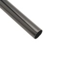 Chain Link Black 6' Long x 1 3/8" Round Residential Fence Pipe Tubing [0.065" Wall] (Black Powder-Coated Steel)