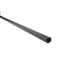Chain Link Black 6' Long x 1 3/8" Round Residential Fence Pipe Tubing [0.065" Wall] (Black Powder-Coated Steel)