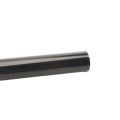 Chain Link Black 6' Long x 1 3/8" Round Residential Fence Pipe Tubing [0.065" Wall] (Black Powder-Coated Steel)