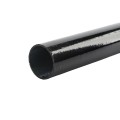Chain Link Black 6' Long x 1 5/8" Round Residential Fence Pipe Tubing [0.065" Wall] (Black Powder-Coated Steel)