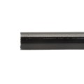 Chain Link Black 6' Long x 1 5/8" Round Residential Fence Pipe Tubing [0.065" Wall] (Black Powder-Coated Steel)