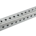 Telspar 1 3/4" x 1 3/4" Square Sign Post with Holes 7' Long 12 Gauge (Pre-Galv Plus G90) (Default)