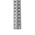 Telspar 1 3/4" x 1 3/4" Square Sign Post with Holes 7' Long 12 Gauge (Pre-Galv Plus G90) (Default)