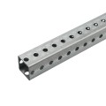 Telspar 1 3/4" x 1 3/4" Square Sign Post with Holes 7' Long 12 Gauge (Pre-Galv Plus G90) (Default)
