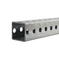 Telspar 1 3/4" x 1 3/4" Square Sign Post with Holes 7' Long 12 Gauge (Pre-Galv Plus G90) (Default)