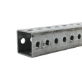Telspar 2 x2" Sqaure Sign Post with Holes 7' Long 12 Gauge (Pre-Galv Plus G90) (Default)