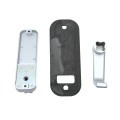 Chain Link DAC Single-Sided Combination Lock & Lever Handle Kit with Steel Box & Black Receiver