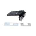 Chain Link DAC Single-Sided Combination Lock & Lever Handle Kit with Steel Box & Black Receiver