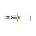 Chain Link DAC Single-Sided Combination Lock & Lever Handle Kit with Steel Box & Black Receiver