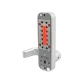 Chain Link DAC Dual-Sided Combination Lock & Lever Handle Kit with Steel Box & Silver Receiver