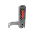Chain Link DAC Dual-Sided Combination Lock & Lever Handle Kit with Steel Box & Silver Receiver