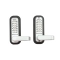 Chain Link DAC Dual-Sided Combination Lock & Lever Handle Kit with Steel Box & Silver Receiver