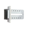 Chain Link DAC Dual-Sided Combination Lock & Lever Handle Kit with Steel Box & Silver Receiver