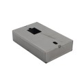 Chain Link DAC Single-Sided Combination Lock & Lever Handle Kit with Steel Box & Silver Receiver
