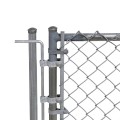 Chain Link Fence 36" Drop Rod Kit With Pair of 1 3/8" Gate Frame Hinges and Mounting Hardware (Galvanized Steel) (Drop Rod)