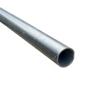 Chain Link 7' Long x 3" [2.875" OD / 2 7/8" OD] SS40 Round Heavy Wall Industrial Fence Pipe Tubing [0.160" Wall] - (Galvanized Steel)
