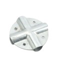 4 Way Connector Bracket Bolt on Bracket for 1 3/8" x 1 3/8" Round Post