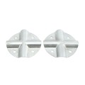 4 Way Connector Bracket Bolt on Bracket for 1 3/8" x 1 3/8" Round Post